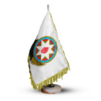 پرچم و نشان رومیزی کشور آذربایجان مجموعه دو عددی
