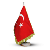 پرچم و نشان رومیزی ترکیه مجموعه دو عددی