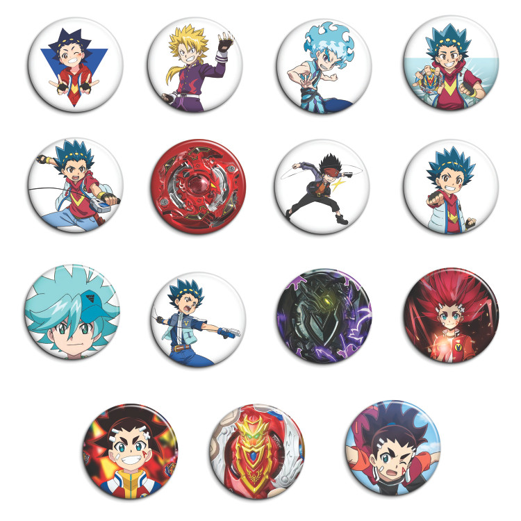 پیکسل طرح فرفره های انفجاری مجموعه 15 عددی