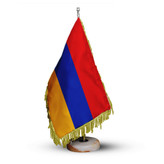 پرچم و نشان رومیزی کشور ارمنستان مجموعه دو عددی