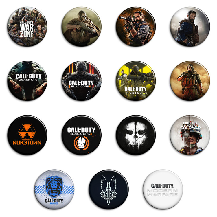 پیکسل طرح بازی کال آف دیوتی Call of Duty مجموعه 15 عددی