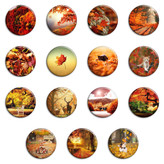 پیکسل طرح فصل پاییز مجموعه 15 عددی