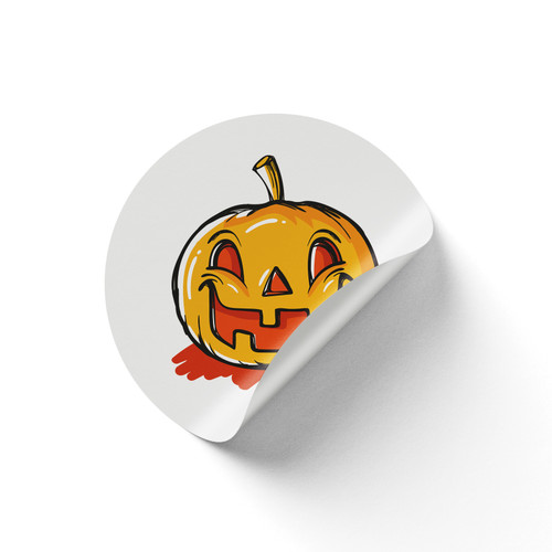 برچسب طرح هالووین کد 02