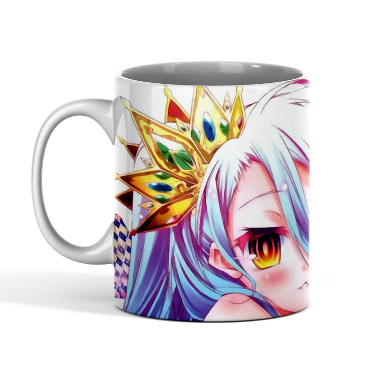 ماگ سرامیکی طرح انیمه نه بازی نه زندگی کد 04